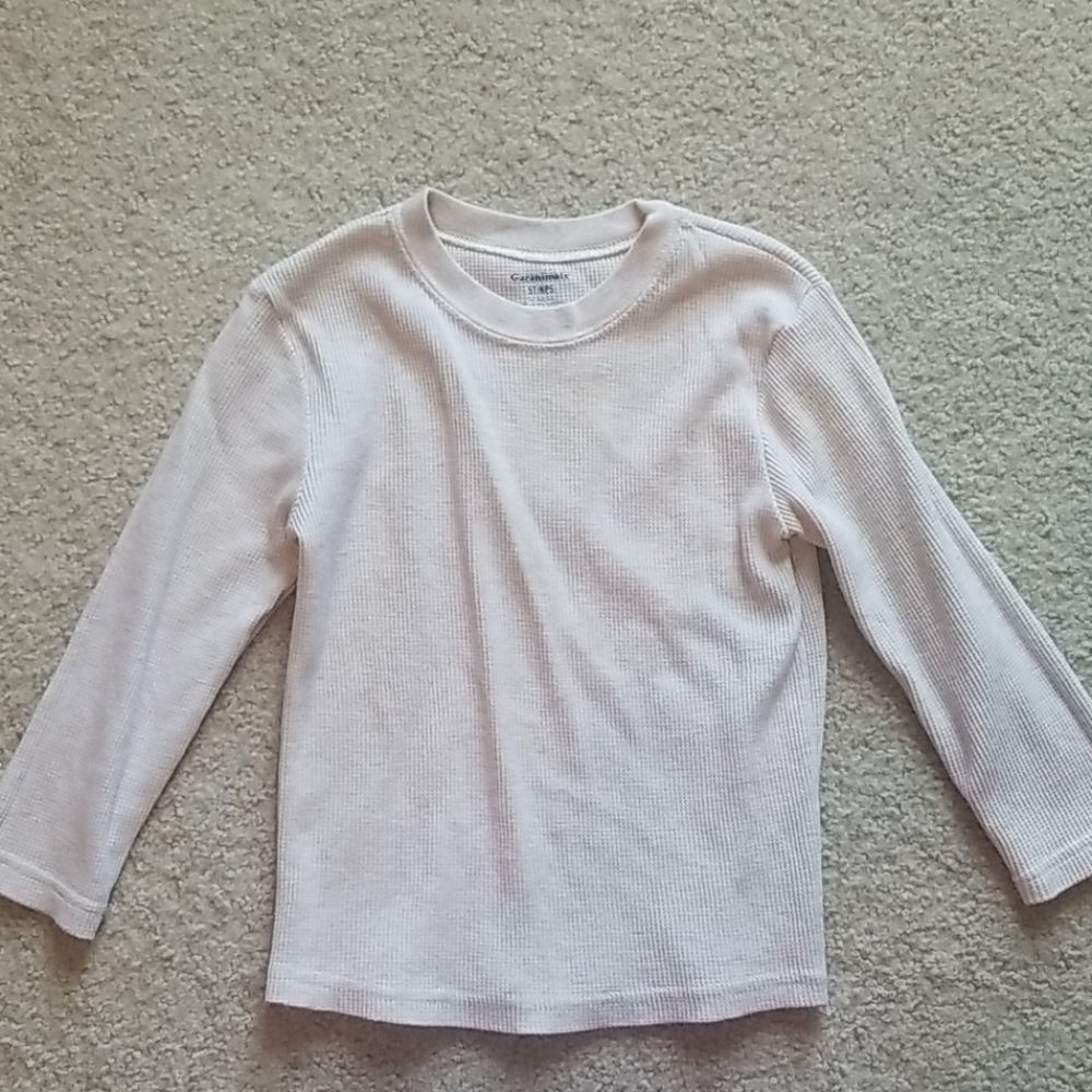 Boys 5t Thermal Shirt Cream